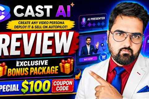 🚀 Cast AI Review | Create AI Talking Videos, AI Avatars & Website AI Salesperson (Full Demo)