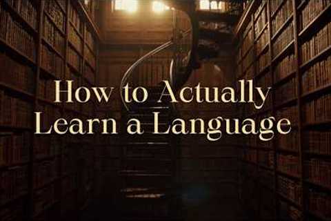 How to Actually Learn a Language