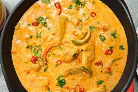 Thai Red Chicken Curry Recipe | How to make Chicken Thai Curry