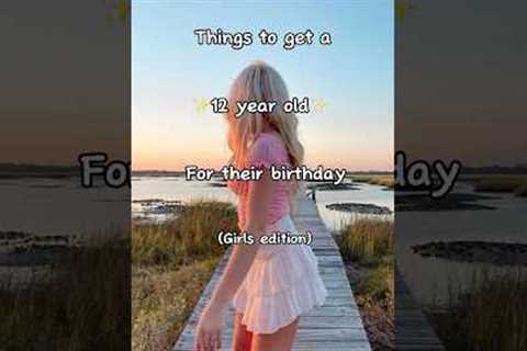 Things to get a 12 year old for their birthday (girls edition) #shorts #preppy #fyp