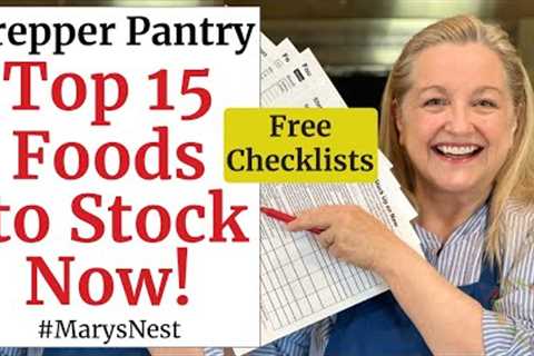 Top 15 Foods to Stock Up On Now for Your Prepper Pantry