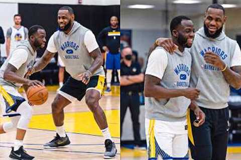 New Training Footage of Draymond Green and Lebron James Are Going Viral
