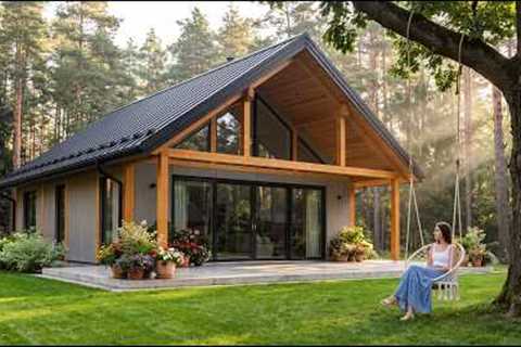 She Built Her Dream Log Cabin Alone in the Forest in 165 Days | Start to Finish