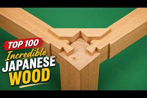 TOP 100 Incredible Japanese Wood Joints in One Ultimate Compilation