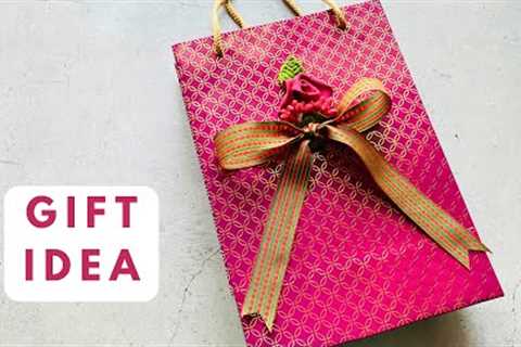 Gift Bag Decoration for Mother’s Day | Wine Bottle Gift Bag | Gift Bag Idea #gift-bag
