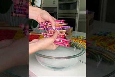Making Valentine’s for my daughter’s class!! Easy DIY alphabet crayons and Valentine’s gifts!