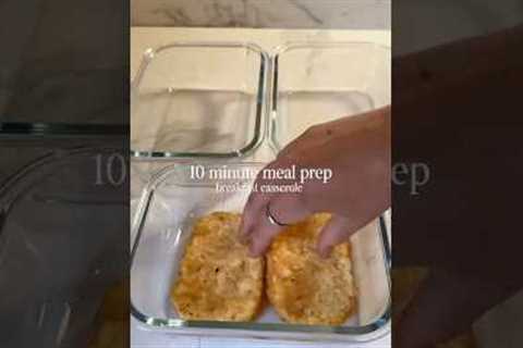 10 Minute Breakfast Meal Prep