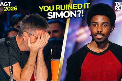 Simon Thought He Ruined The Trick... Then The Real Magic Began | Darrell Moten | AGT 2026 [4K]