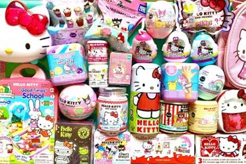 ASMR HELLO KITTY TOYS SURPRISE UNBOXING | HUGE Sanrio Mystery Blind Boxes mini toys