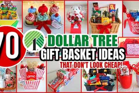 $1 DOLLAR TREE GIFT IDEAS *NEW*┃last minute GIFT DIYs &amp; BASKETS 2024