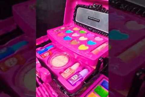 Kawaii Pink Makeup Kit for young girls | makeup set toys #toys #makeup