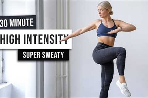 30 MIN KILLER HIIT Workout - Full Body Cardio, Burn Calories, HAVE FUN ! No Equipment, No Repeat