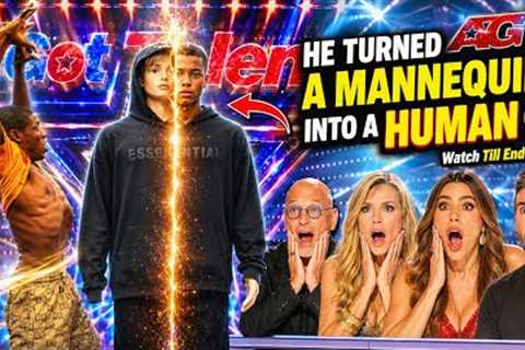 AGT Magician Turns Mannequin INTO A REAL PERSON 😱 Watch Till End