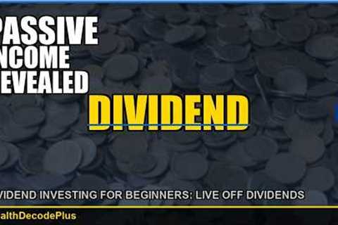 Dividend Investing for Beginners: Build Passive Income