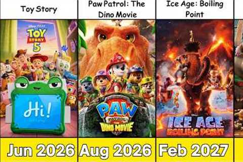 Upcoming  and Released Animated Movies  in (2026-2027)