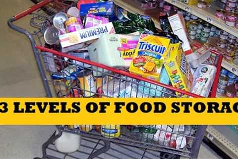 3 Levels of Food Storage Easy Prepper Pantry Meals Emergency Food Kit