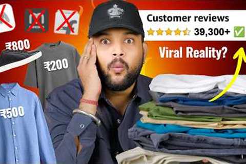 I Tested Amazon's Own Fashion Viral Products 😱 Price ₹500 Rating 39000 | ONE CHANCE