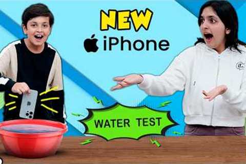 NEW iPHONE 📱 Ep 489 | Water Test | Unboxing of iPHONE 15 Pro | Surprise gift | Aayu and Pihu Show