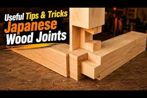 Useful Tips & Tricks Japanese Wood Joints Don't Need a Single Screw. Extreme Ancient Japanese..