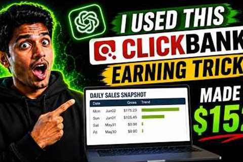 I Used This ClickBank Earning Trick &amp; Made $152 😱