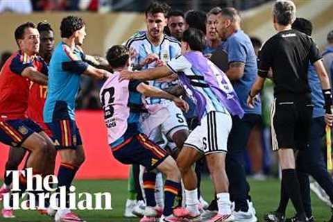 Ugly scenes as Argentina lose World Cup final