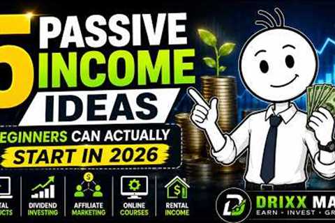 5 Passive Income Ideas Beginners Can Actually Start in 2026 #finance #sidehustle #usafinance
