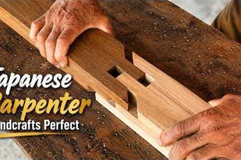 Japanese Carpenter Handcrafts Perfect Wooden Joints Without Hardware