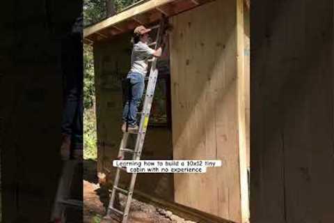 10x12 tiny cabin build #diy #cabinbuild #vermont