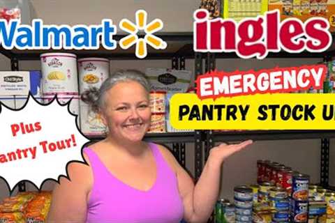 HUGE Emergency Food Storage Stock Up || New House Pantry Tour