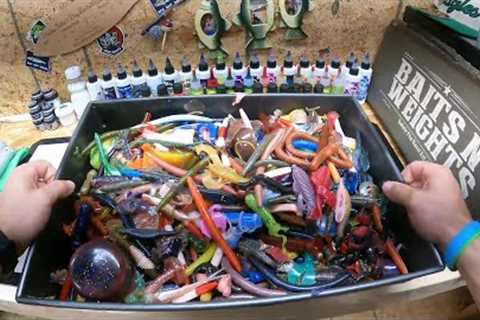 How To Remelt Soft Plastic Fishing Baits!