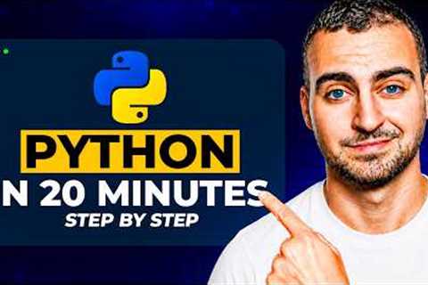 Python Tutorial for beginners - learn the basics step by step in 20 min