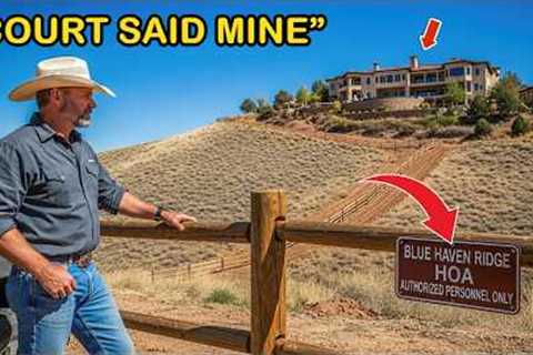 I Found the HOA President’s Mansion on My Land — Then the Court Gave It Back to Me