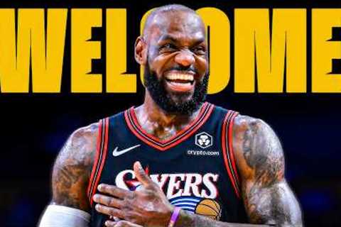 LeBron James Welcome to Philadelphia 76ers 👑🔥