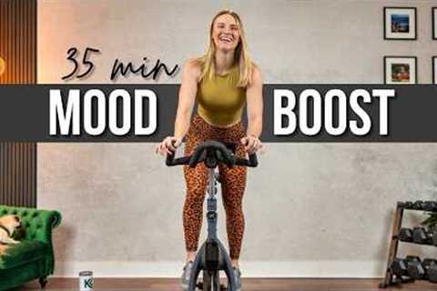 35 min MOOD BOOSTING METCON Indoor Cycling Workout