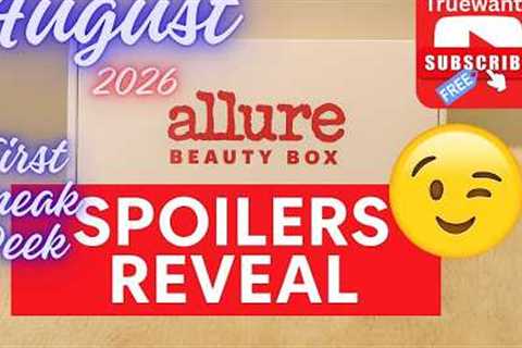 Allure August 2026 Beauty Box SPOILERS — In‑Depth Product Breakdown • First Sneak Peek Reveal!!