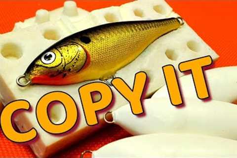 Making the lure you love most, Copy your best lure, its easy. #fishinglure #luremaking #lurefishing