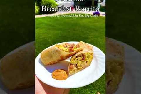 How To Make A 5 Minute Breakfast Burrito