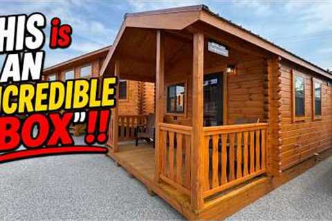 Incredible BOX? Check out THIS Amazing Tiny House Tour! Beautiful AMISH Built Tiny Home Cabin Studio