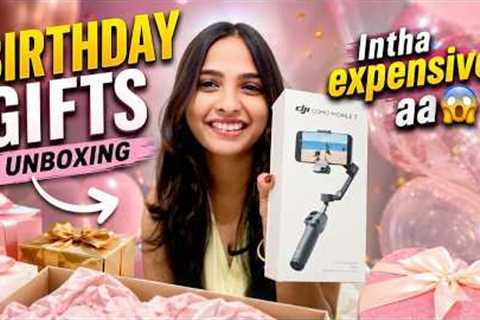 My Birthday Gifts Unboxing😍 | Kavya Mee Inti Telugammai #subscribe #trending #giftsunboxing
