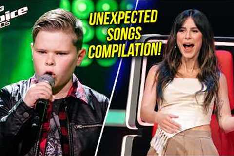 ABSOLUTE Shocking Song Choices Ever Captured On Camera! | The Voice Kids