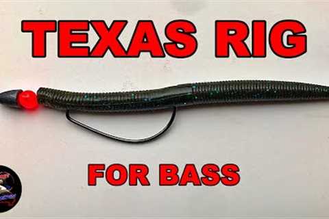 How to Tie a TEXAS RIG for Bass | Best Bass Rigs for Beginners