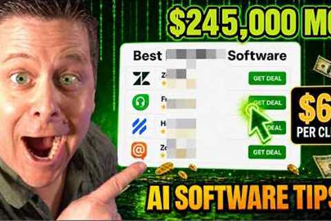 Software Tools + Reviews = $245K mo? Use My Ai Method!