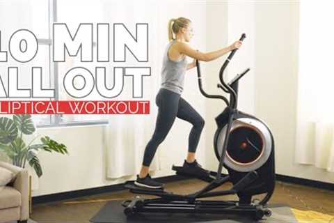 10 Min All-Out Elliptical HIIT Workout
