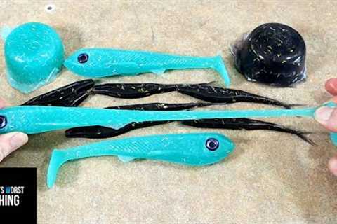 Let's Make SUPER STRETCHY Elastomer-Style Fishing Lures!!