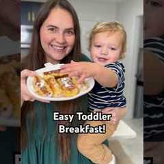 French Toast Roll Ups | Easy Toddler Breakfast #momlife #easyrecipe #breakfast #shorts