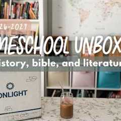 FIRST 2026-2027 HOMESCHOOL CURRICULUM UNBOXING | 6TH GRADE | HISTORY CURRICULUM | SONLIGHT