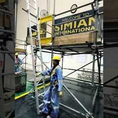Our CISRS #scaffolder  Level 1 #training is in full swing.  #career training  #construction #cisrs