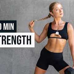 20 MIN Strength With Weights - Dumbbell Only Workout At Home or In The Gym