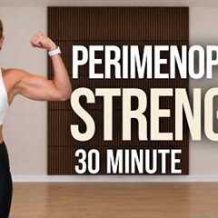 30 MIN Standing Dumbbell Workout | Perimenopause Strength (No Repeat)