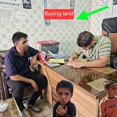 From nomadic tents to buying land; a father's big dream of building a safe home for his children